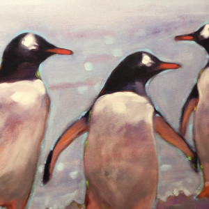Penguins by Ann Tuck 