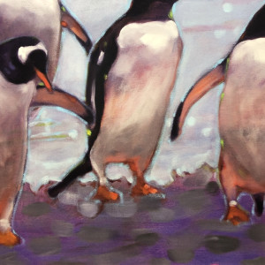 Penguins by Ann Tuck 