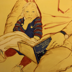 Portrait of a Young Reader by Helen Redman 