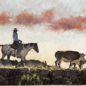 Profile of a Working Cowboy by Nathan Solano