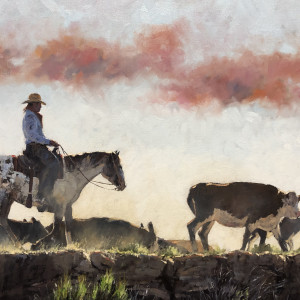 Profile of a Working Cowboy by Nathan Solano 