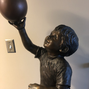 Boy with Balloon by Jo Saylors 