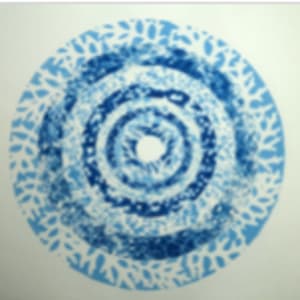 Celestial Ripples 7 by Eileen Roscina