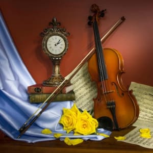 The Clock and the Violin by Rich Saxon