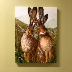 Lovely Rabbits in Love by Svetlana Ledneva Schukina 