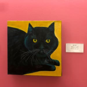 Porkchop's Portrait (Shelter Cat) by Mary Clark