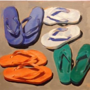 Flip Flop Family I by Tracy Wall, Image 1.