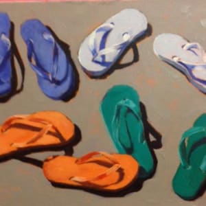 Flip Flop Family II by Tracy Wall 