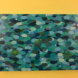 Dots and Frogs II by Sarah Kinn 