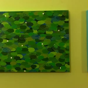 Dots and Frogs I by Sarah Kinn 