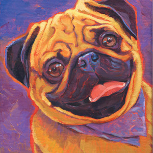 Party Pug by Shawn Shea