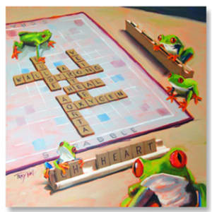 Scrabble by Tracy Wall