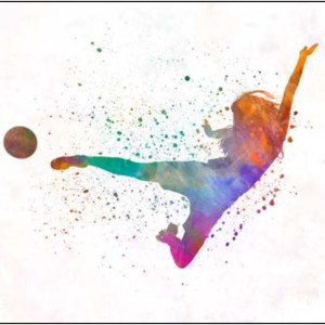 Woman Soccer Player 02 by Unknown