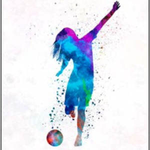 Woman Soccer Player 05 by Unknown