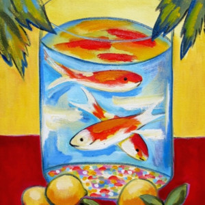 Fishbowl and Lemons by Zoa Ace