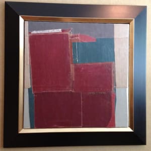 Untitled (Red Collage) by Brandon Buckner