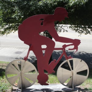 Red Bicycle by Jim Collins 