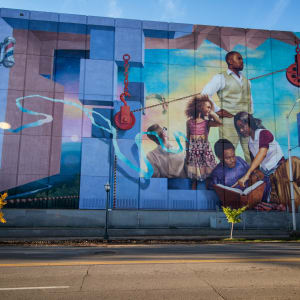 The M.L. King Mural: "We Will Not Be Satisfied Until..." by Meg Saligman 