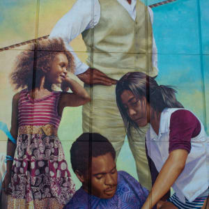 The M.L. King Mural: "We Will Not Be Satisfied Until..." by Meg Saligman 