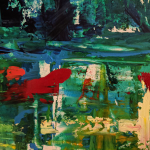 Reflections, Lily Pond by Kim Hill-Goddette 