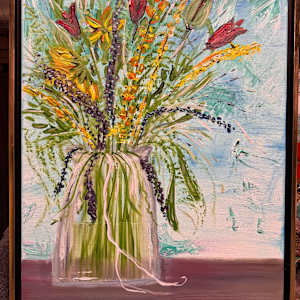 CANDLE LARKSPUR by Marlynn Rutenberg