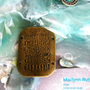 Blue (Framed) by Marlynn Rutenberg 