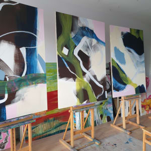 Kairos  (1,2,3) by Dorota Lapa-Maik  Image: Dorota Lapa-Maik, 'Kairos' in my art studio, Kraków, 2021