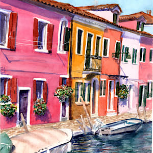 Escape to Burano by Rebecca Zdybel