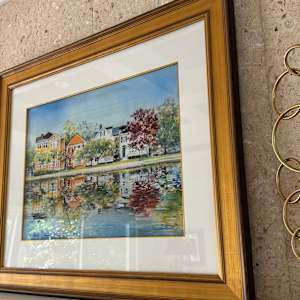 Colonial Lake Remembered Again by Rebecca Zdybel, Image 2.