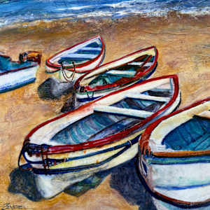 Capri Boats by Rebecca Zdybel 