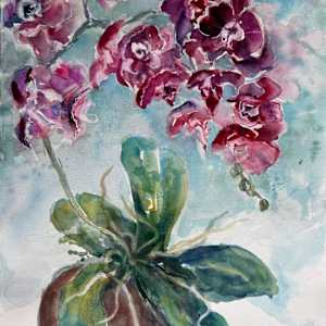 Exuberant Orchid by Rebecca Zdybel, Image 2.