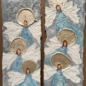 Angelic Icon Trio #2- 2022 by Rebecca Zdybel 