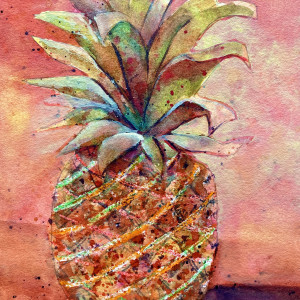 Party Pineapple by Rebecca Zdybel 