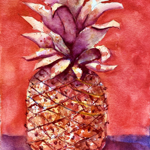 Party Pineapple Take 2 by Rebecca Zdybel