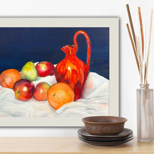 Mixed Fruit with Orange Pitcher by Rebecca Zdybel, Image 18.