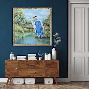 Big Blue - 40x40 by Rebecca Zdybel, Image 7.