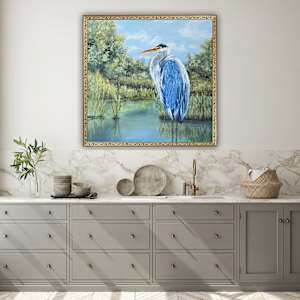 Big Blue - 40x40 by Rebecca Zdybel, Image 8.