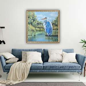 Big Blue - 40x40 by Rebecca Zdybel, Image 11.