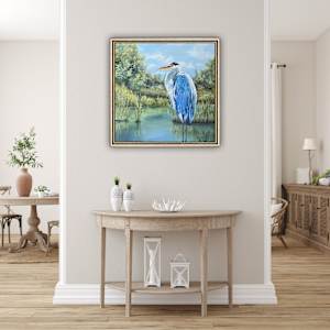 Big Blue - 40x40 by Rebecca Zdybel, Image 2.