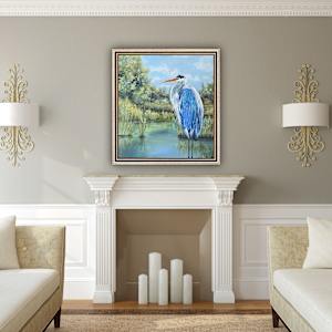 Big Blue - 40x40 by Rebecca Zdybel, Image 5.