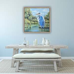 Big Blue - 40x40 by Rebecca Zdybel, Image 10.