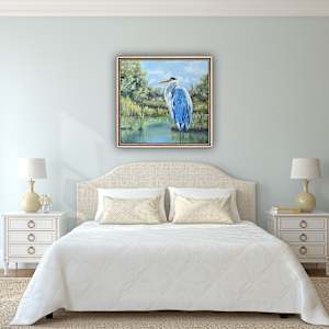 Big Blue - 40x40 by Rebecca Zdybel, Image 6.