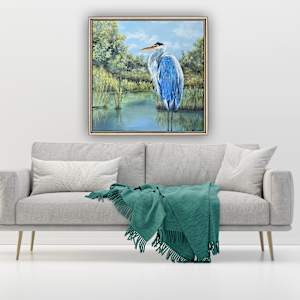 Big Blue - 40x40 by Rebecca Zdybel, Image 3.