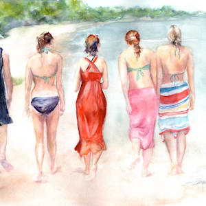 Beach Girls by Rebecca Zdybel