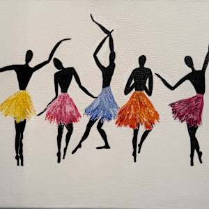 Dancing Figures by Rebecca Zdybel