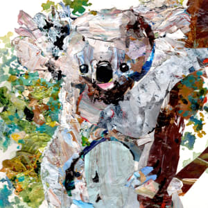 Koala bear-a Sits in the Old Gum Tree by Rebecca Zdybel