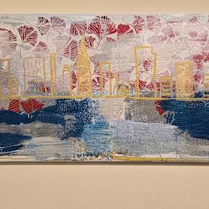 Red City Gingko by Irene Bee Kain