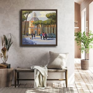 Tall Pines - Rome by Linda Hugues 