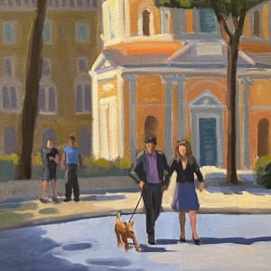 Tall Pines - Rome by Linda Hugues 