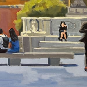 Trastevere Fountain - Rome by Linda Hugues 